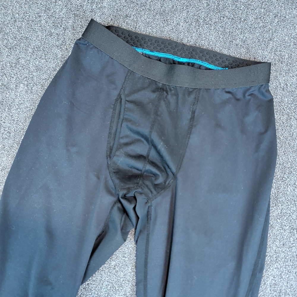 Columbia Gorpcore Omni-Heat Base Layer Tights Mens Large Black Thermal Leggings - Picture 2 of 12